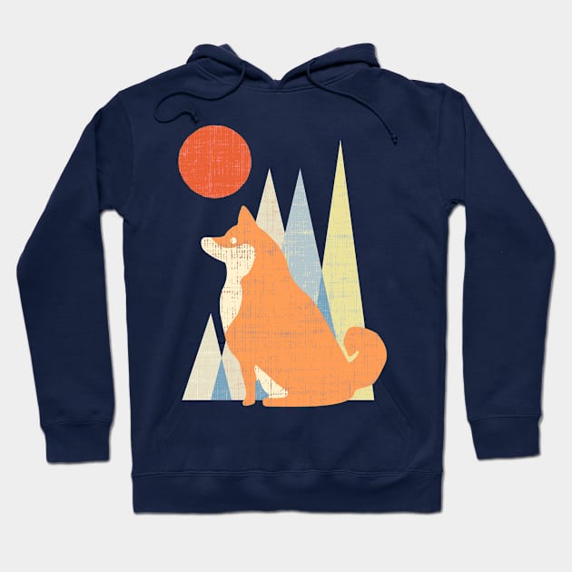 Waiting for you Shiba Inu Hoodie by huebucket